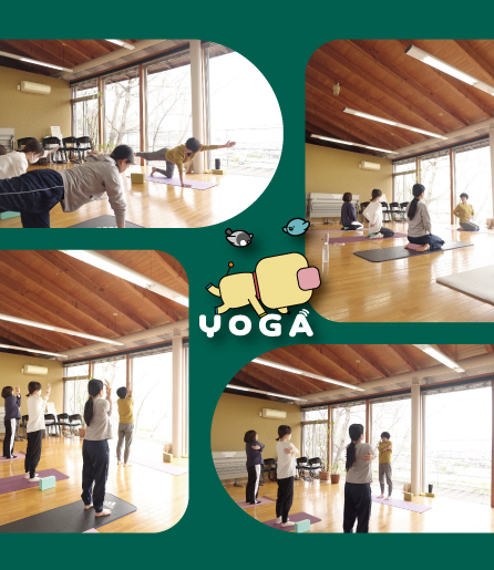 ヨガの様子
