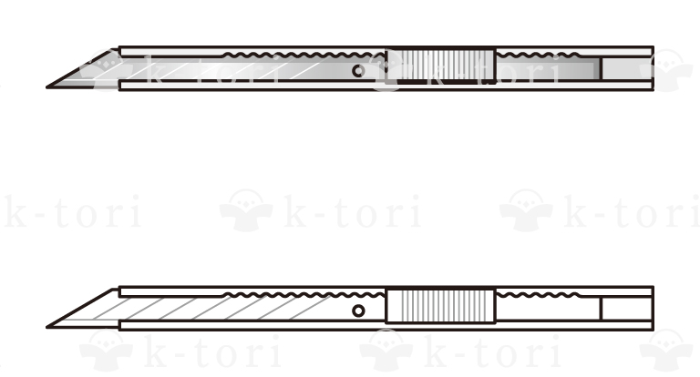 商品一覧 カッターナイフ テクニカルイラストの購入ならk Tori マニュアル 取説に使える素材の販売サイト