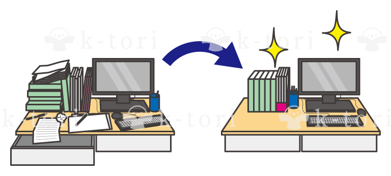 商品一覧 作業場を整理する デスク テクニカルイラストの購入ならk Tori マニュアル 取説に使える素材の販売サイト